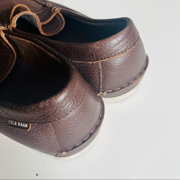 Cole Haan Nantucket Penny Loafers, Dark Brown Leather. Mens size 13 main image 4